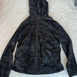 Lululemon Athletica Gray Camouflage Jacket